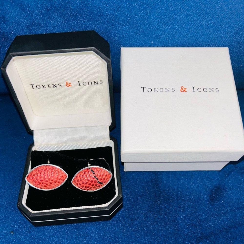 Sterling Silver Authentic DALLAS COWBOYS Football Cufflinks!
